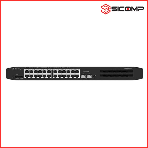 SWITCH RUIJIE RG-ES226GC-P (LAYER 2 SMART MANAGED 26P POE)