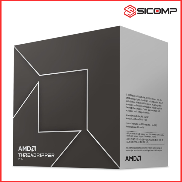 CPU AMD RYZEN THREADRIPPER PRO 7975WX ( 4.0GHZ, 32 CORES 64 THREADS, 128MB )