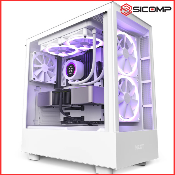 VỎ CASE NZXT H5 ELITE WHITE (MID TOWER/MÀU TRẮNG)
