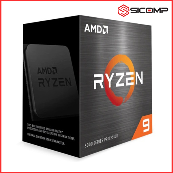 CPU AMD RYZEN 9 5900X (UP TO 4.8GHz, 12 NHÂN 24 LUỒNG, 70MB CACHE, AM4)