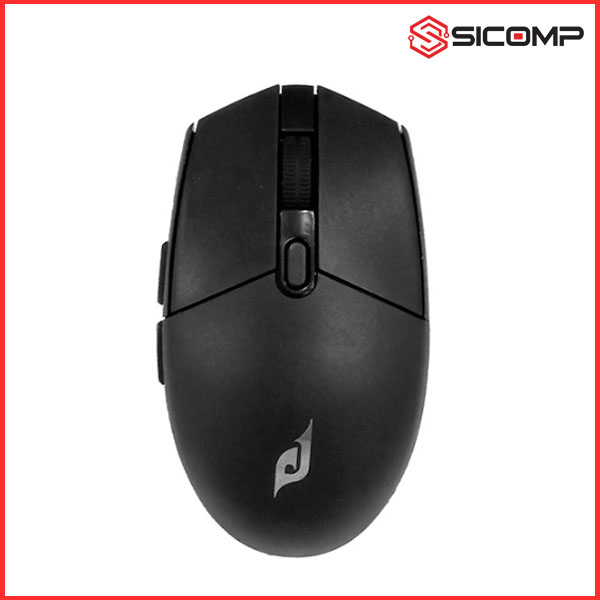 CHUỘT GAME KHÔNG DÂY EDRA EM6102W ĐEN (USB)