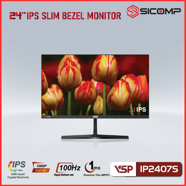 MÀN HÌNH VSP IP2407S (23.8 INCH/FHD/IPS/100HZ/1MS)