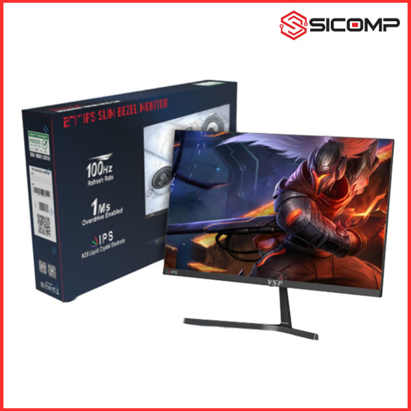 MÀN HÌNH VSP IP2706S 27 INCH (FHD/IPS/100HZ/1MS/TRÀN VIỀN)