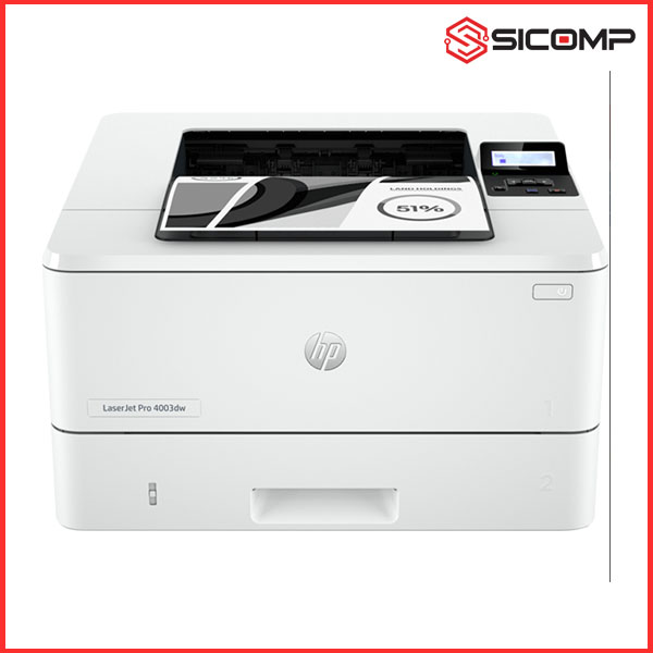 MÁY IN HP 4003DW LASER ĐEN TRẮNG (2Z610A) (A4/A5/ Đảo mặt/ USB/ LAN/ WIFI)