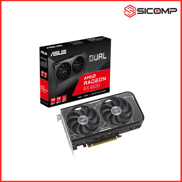 CARD MÀN HÌNH ASUS DUAL RADEON RX 6600 V3 8GB GDDR6