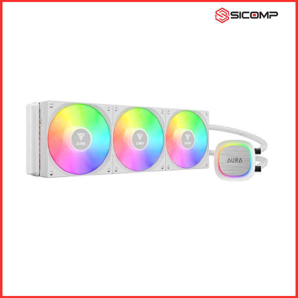 TẢN NHIỆT NƯỚC GAMDIAS AURA GL360 V2 ARGB WHITE