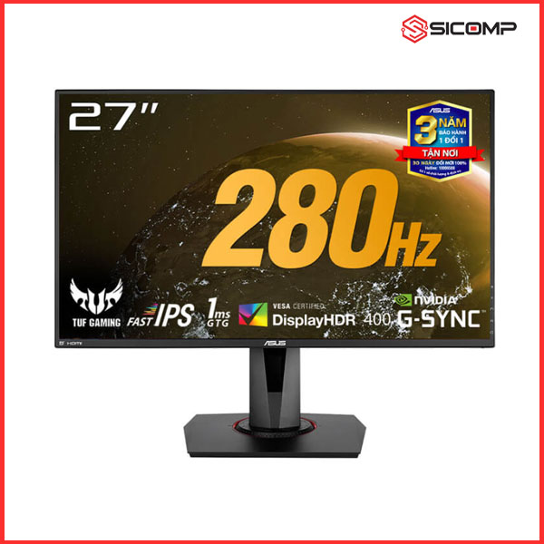 MÀN HÌNH ASUS TUF GAMING VG279QM (27 INCH - IPS - 280HZ - 1MS - LOA-PHẲNG)