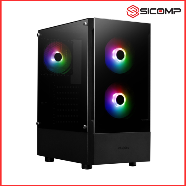 VỎ CASE GAMDIAS TALOS E3 BLACK CATALOSE3BLGA