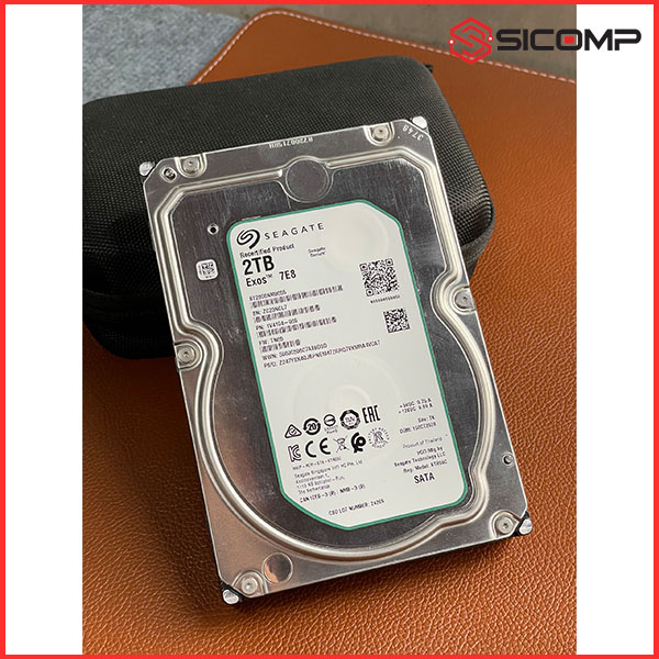 Ổ CỨNG HDD SEAGATE 2TB Exos SATA 6GBPS 7200RPM - NHẬP KHẨU