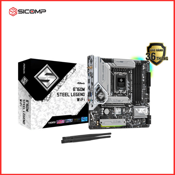MAINBOARD ASROCK B760M STEEL LEGEND WIFI DDR5