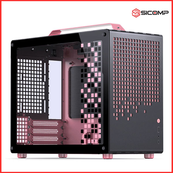 VỎ CASE JONSBO Z20 BLACK PINK (MATX/MID TOWER/MÀU ĐEN HỒNG)