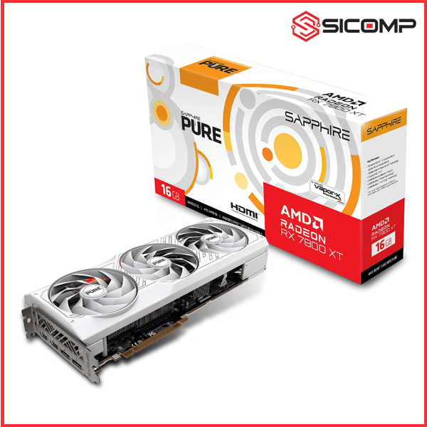 CARD MÀN HÌNH SAPPHIRE PURE AMD RADEON™ RX 7800 XT GAMING OC 16GB