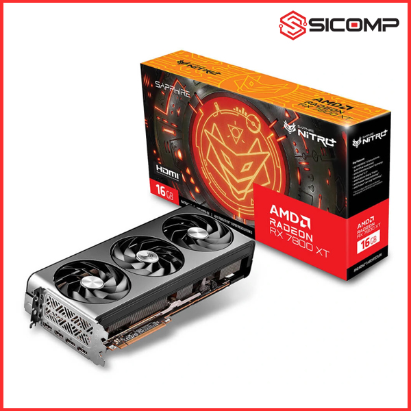 CARD MÀN HÌNH SAPPHIRE NITRO+ AMD RADEON™ RX 7800 XT 16GB