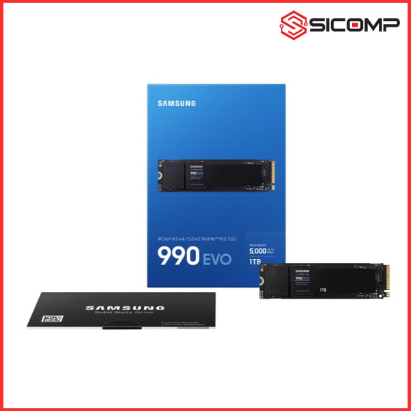 Ổ CỨNG SSD SAMSUNG 990 EVO 1TB M2 PCIE GEN 4.0 x 4 / 5.0 x 2, NMVE