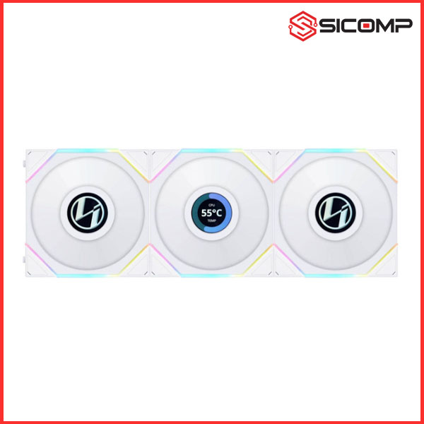 FAN LIAN LI TL120 LCD TRIPLE PACK WHITE (with Controller) (MÀN HÌNH LCD/LED VÔ CỰC)