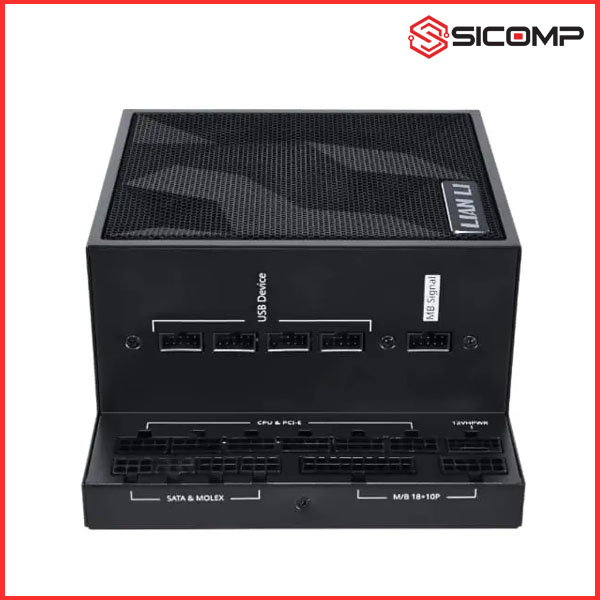 NGUỒN LIAN LI EDGE SERIES EG1300 BLACK 1300W (ATX12V V3.1 | 80 PLUS PLATIUM | FULL MODULAR)