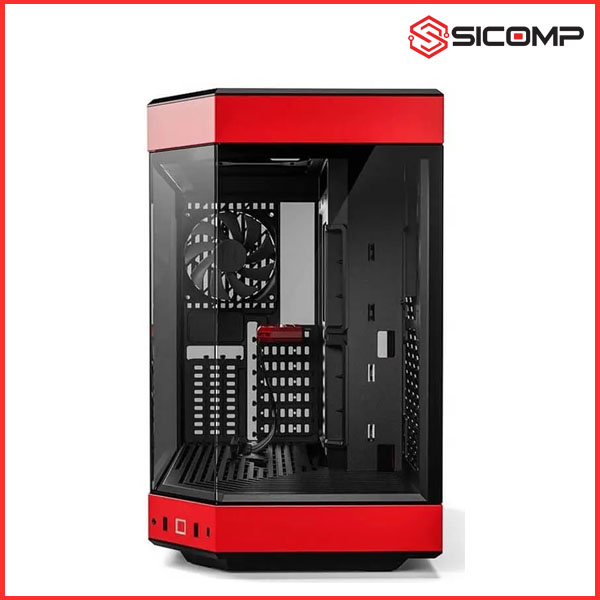 VỎ CASE HYTE Y60 (EATX | MID TOWER | BLACK | RED)