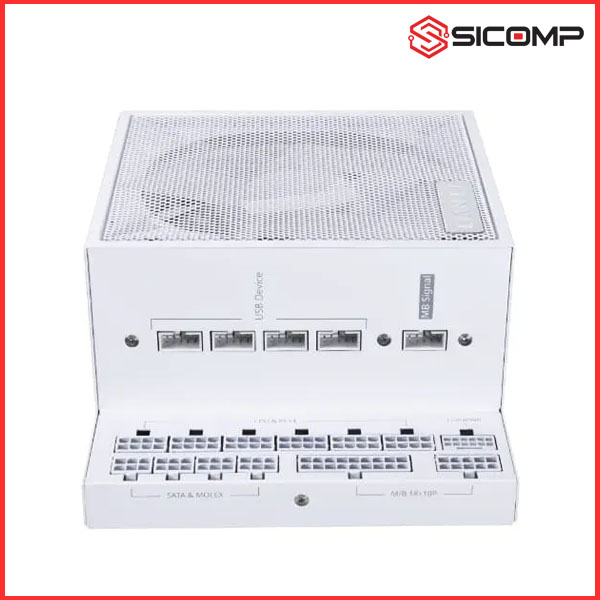 NGUỒN LIAN LI EDGE SERIES EG1300 WHITE 1300W (ATX12V V3.1 | 80 PLUS PLATIUM | FULL MODULAR)