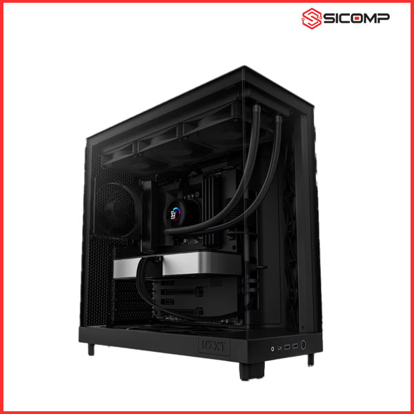 VỎ CASE NZXT H6 FLOW ALL BLACK (ATX | MID TOWER | MÀU ĐEN)