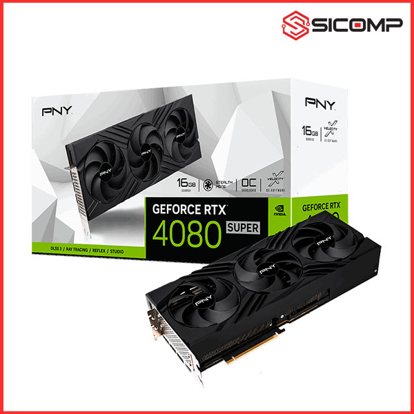 CARD MÀN HÌNH PNY GEFORCE RTX 4080 SUPER VERTO OC 16GB GDDR6X (VCG4080S16TFXPB1-O)