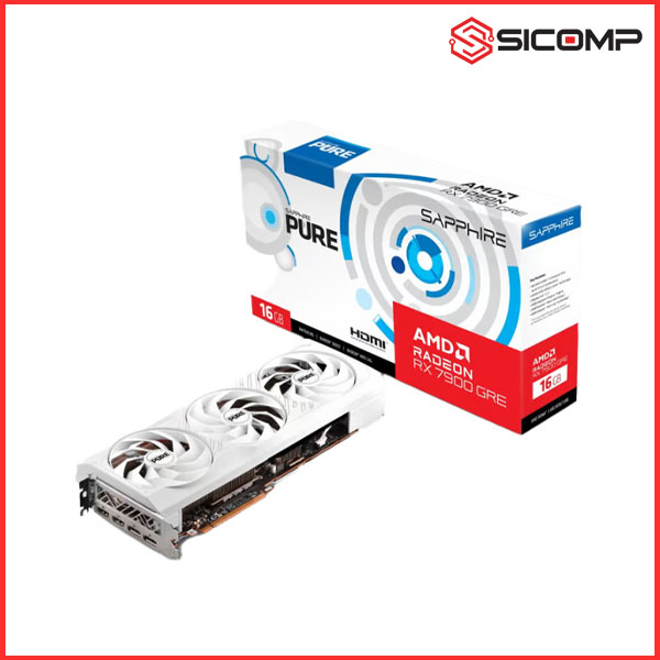CARD MÀN HÌNH ASROCK PURE AMD RADEON RX 7900 GRE GAMING OC 16GB