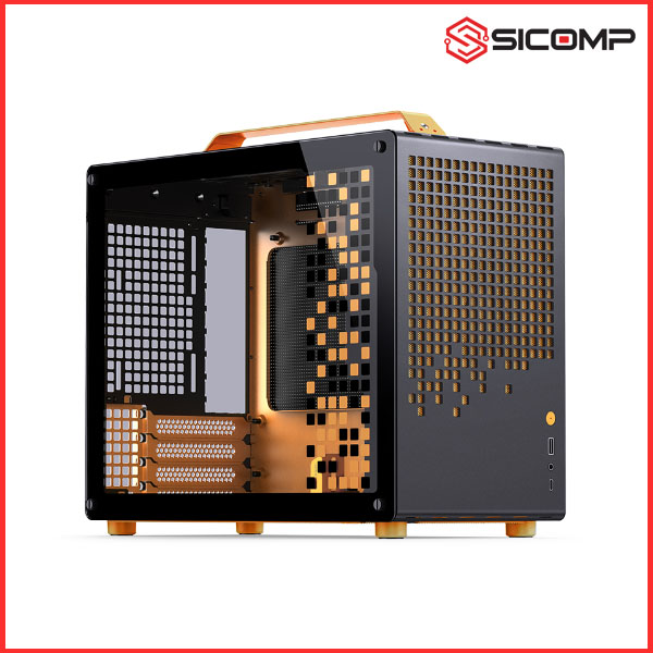 VỎ CASE JONSBO Z20 ORANGE BLACK (MATX/MID TOWER/MÀU CAM ĐEN)