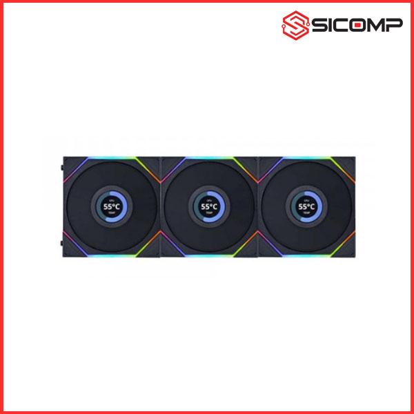 FAN LIAN LI TL120 LCD TRIPLE PACK BLACK (with Controller) (MÀN HÌNH LCD/LED VÔ CỰC)  XUÔI/ NGƯỢC