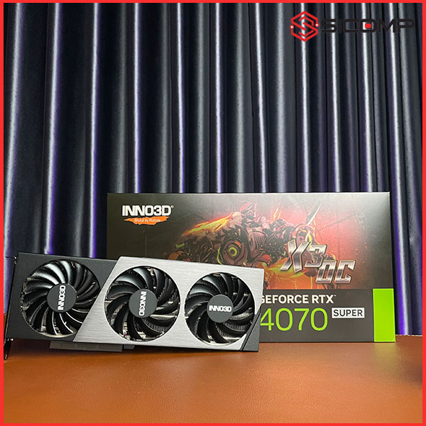 CARD MÀN HÌNH INNO3D RTX 4070 SUPER X3 OC - 3 FAN