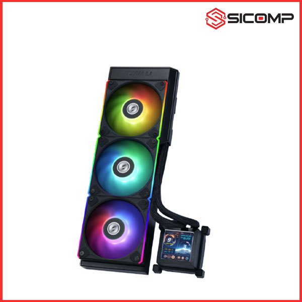 TẢN NHIỆT NƯỚC AIO LIAN LI HYDROSHIFT LCD 360 RGB FAN BLACK