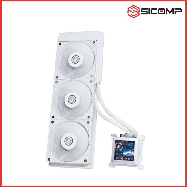 TẢN NHIỆT NƯỚC AIO LIAN LI HYDROSHIFT LCD 360 NON RGB FAN WHITE