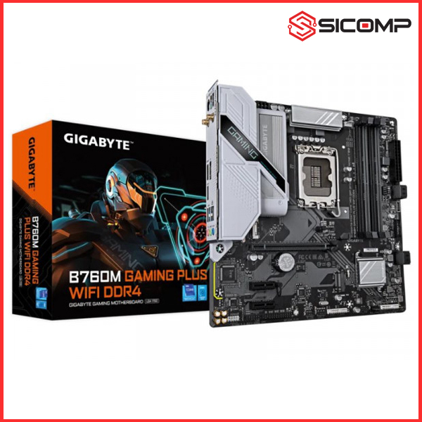 MAINBOARD GIGABYTE B760M GAMING PLUS WIFI DDR4