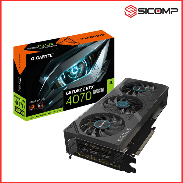 CARD MÀN HÌNH GIGABYTE GEFORCE  RTX 4070 SUPER EAGLE OC 12G – 12GB GDDR6X