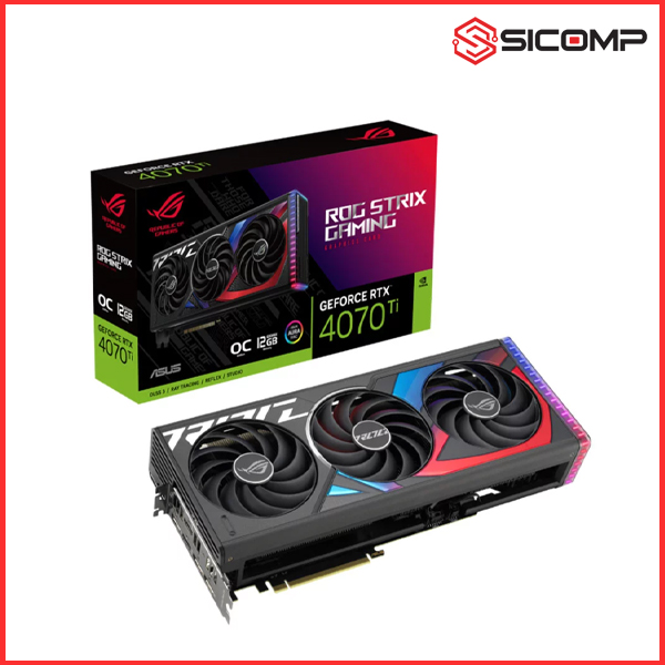 CARD MÀN HÌNH ASUS ROG STRIX GEFORCE RTX 4070 TI 12GB GDDR6X OC EDITION