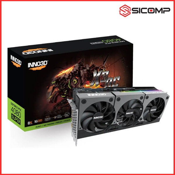 CARD MÀN HÌNH INNO3D GEFORCE RTX 4080 SUPER X3 OC – 16GB GDDR6X