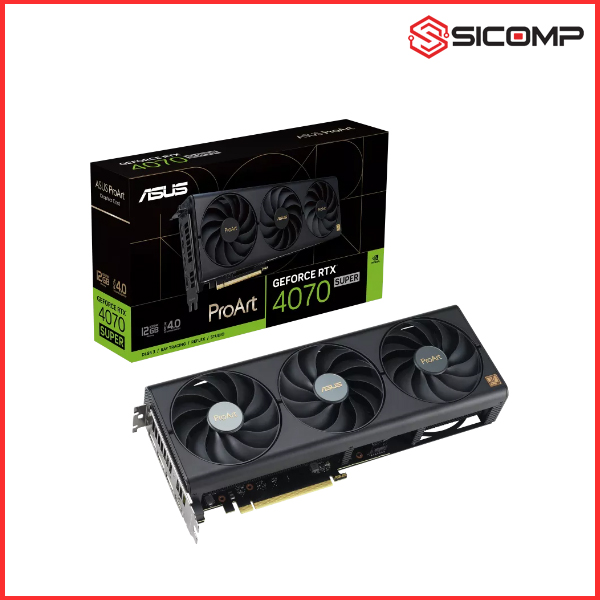 CARD MÀN HÌNH ASUS PROART GEFORCE RTX 4070 SUPER 12GB GDDR6X