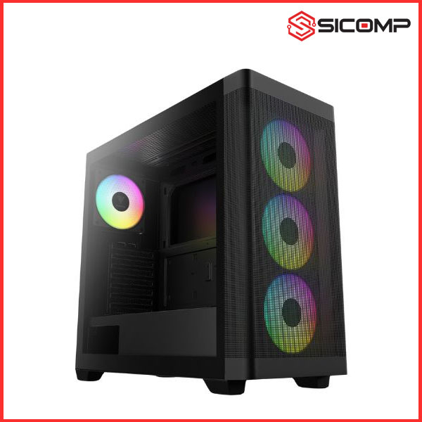 VỎ CASE GAMDIAS ATHENA M3 BLACK (SẴN 4 FAN ARGB SYNC)