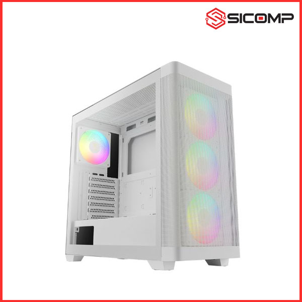 VỎ CASE GAMDIAS ATHENA M3 WHITE (SẴN 4 FAN ARGB SYNC)