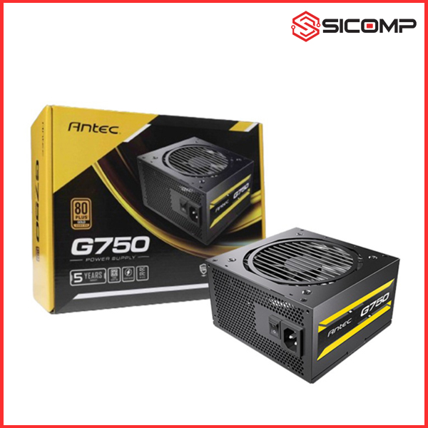 [ĐỔI MỚI 100%] NGUỒN MÁY TÍNH ANTEC 80PLUS GOLD G750 (NEW MODEL, 2xCPU, SEMI-MODULAR)