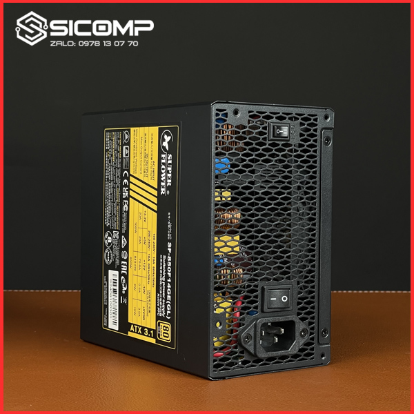 NGUỒN MÁY TÍNH SUPER FLOWER LEADEX III GOLD UP ATX 3.1 850W (Sẵn dây PCIe 5.1)