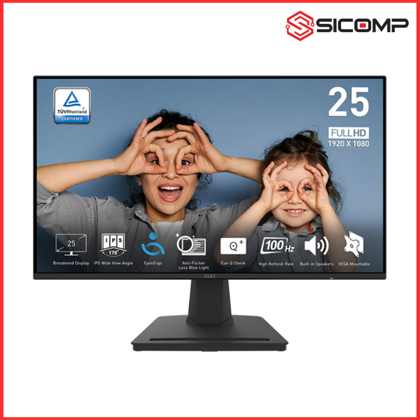 MÀN HÌNH MSI PRO MP252 IPS/ FULL HD/ 100Hz / 1MS / SPEAKER