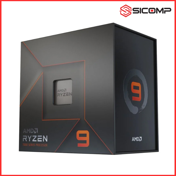 CPU AMD RYZEN 9 7900X (UP TO 5.6GHz, 12 NHÂN 24 LUỒNG, 76MB CACHE, AM5)