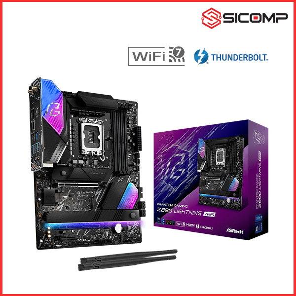 MAINBOARD ASROCK PHANTOM GAMING Z890 LIGHTNING WIFI