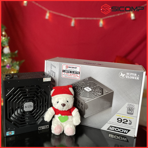 NGUỒN SUPER FLOWER LEADEX PLATINUM SE 1200W (GỒM DÂY PCIE 5.0)