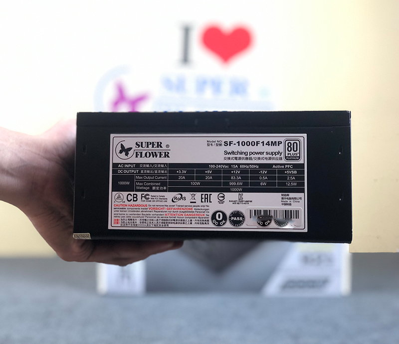 NGUỒN SUPER FLOWER LEADEX PLATINUM SE 1000W (Gồm Dây PCIE 5.0)
