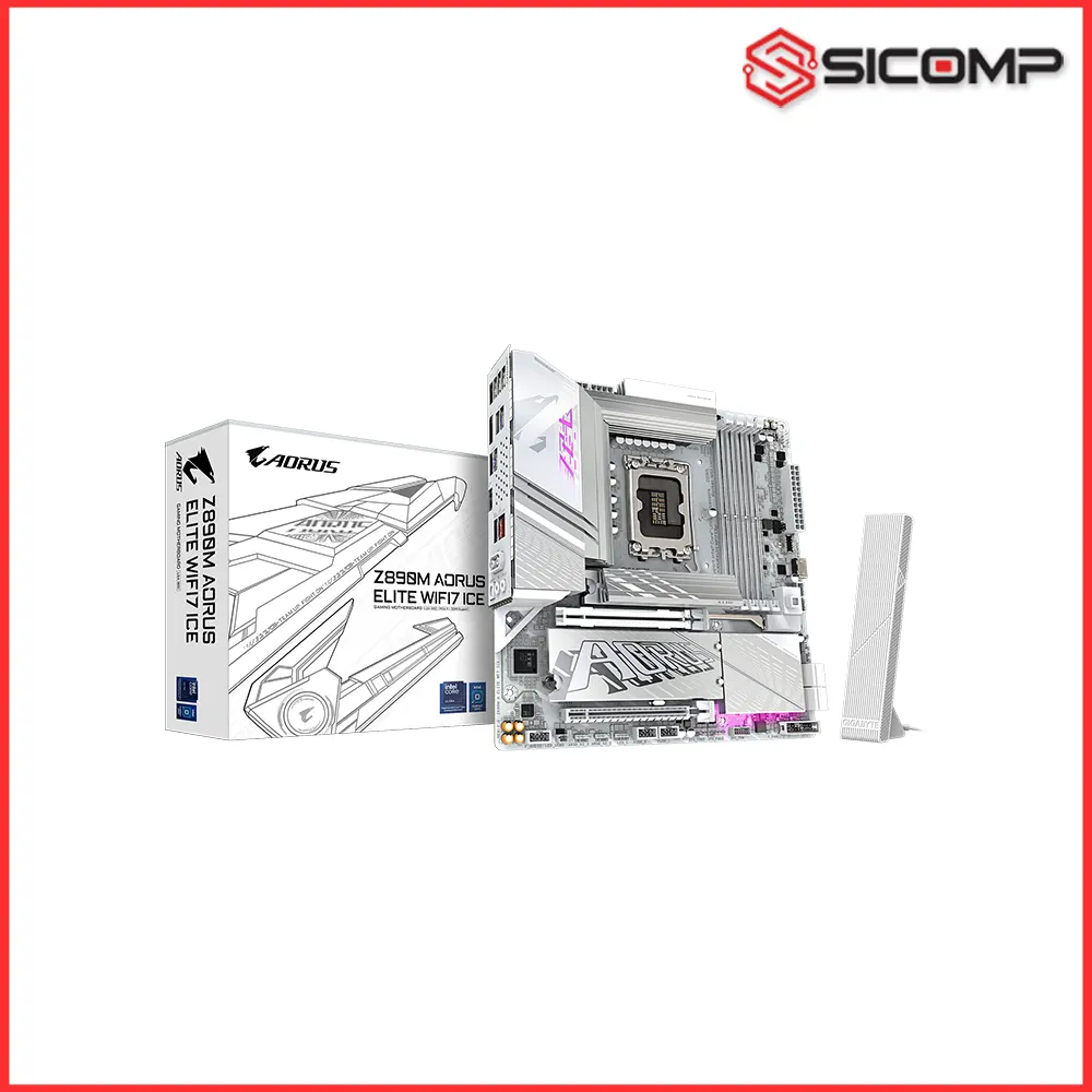 MAINBOARD GIGABYTE Z890M AORUS ELITE WIFI7 ICE