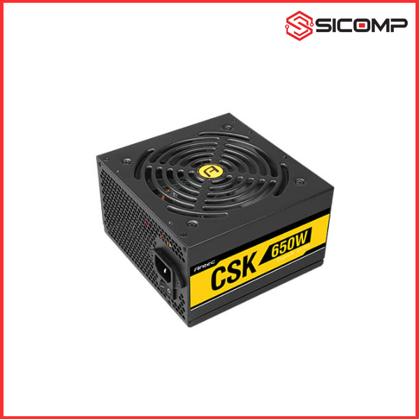 NGUỒN ANTEC CUPRUM STRIKE CSK650 - 650W (80 PLUS BRONZE/MÀU ĐEN)
