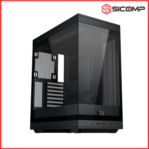 VỎ CASE XIGMATEK META (EATX/MÀU ĐEN/KHÔNG FAN)