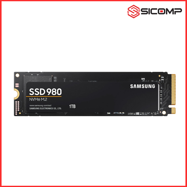 Ổ CỨNG SSD SAMSUNG 980 1TB PCIE NVME 3.0X4 (ĐỌC 3500MB/S - GHI 3000MB/S) - (MZ-V8V1T0BW)