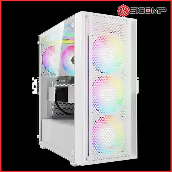 VỎ CASE GAMDIAS AURA GC2 ELITE ARGB WH