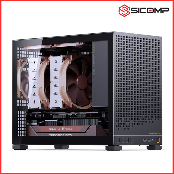 VỎ CASE JONSBO D32 PRO BLACK (M-ATX, MÀU ĐEN)